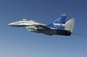 Bakgrundsbilder på skrivbordet Flygplan Jaktflygplan MiG-35 Luftfart