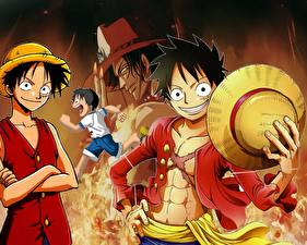 Bakgrundsbilder på skrivbordet One Piece Grabb Anime