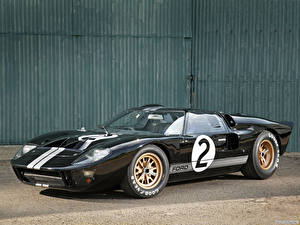 Bureaubladachtergronden Ford GT40 Le Mans Race Car 1966