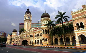 Bakgrunnsbilder Malaysia Kuala Lumpur en by