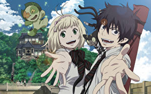Image Ao no Exorcist Young man Anime Girls