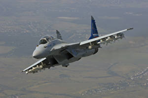 Image Airplane Fighter aircraft Mikoyan MiG-35 Aviation