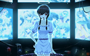 Desktop wallpapers Kami nomi zo Shiru Sekai Anime Girls