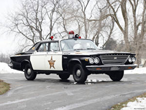 Bureaubladachtergronden Chrysler Newport Police Cruiser 1963