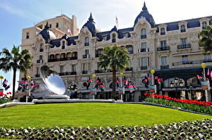 Bureaubladachtergronden Monaco Monte Carlo Casino een stad