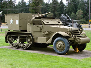 Sfondi desktop Veicolo trasporto truppe M15A1 AA Half-Track Esercito