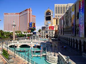 Papel de Parede Desktop EUA Las Vegas Nevada Cidades