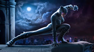 Papel de Parede Desktop Super-heróis Catwoman Herói
