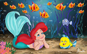 Fonds d'écran Disney La Petite Sirène Dessins_animés