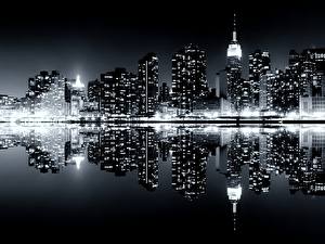 Картинки Штаты Нью-Йорк Манхэттен Города