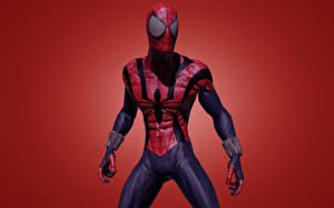 Bakgrundsbilder på skrivbordet Superhjältar Spider-Man superhjälte