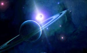Hintergrundbilder Planeten Stern Planetenring Kosmos
