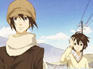 Desktop hintergrundbilder The King of Nabari Junger Mann Anime