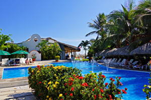 Bakgrunnsbilder Resort Mexico Svømmebasseng  Byer