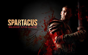 Papel de Parede Desktop Spartacus, Sangue e Arena