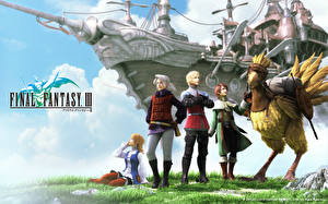 Bakgrundsbilder på skrivbordet Final Fantasy Final Fantasy III dataspel