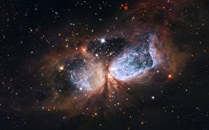 Фото Туманности в космосе Звезды Космос