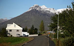 Bureaubladachtergronden IJsland  Steden