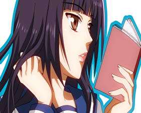 Desktop hintergrundbilder Danshi Koukousei no Nichijou Anime Mädchens