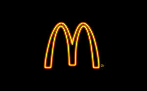 Bureaubladachtergronden Merken Logo embleem mcdonald's