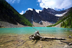 Hintergrundbilder Park Kanada Banff Lake Agnes Natur
