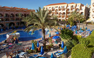 Pictures Resorts Spain Pools Canary Islands  Cities
