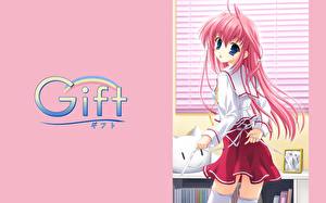 Bakgrundsbilder på skrivbordet Gift: Eternal Rainbow Anime Unga_kvinnor