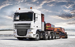 Bureaubladachtergronden Vrachtwagens DAF Trucks auto's