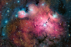 Fotos Nebelflecke in Kosmos Stern Weltraum