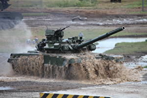 Bureaubladachtergronden Tank T-90  Militair