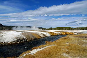 Fondos de escritorio Parques EE.UU. Yellowstone Naturaleza