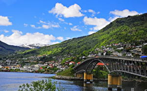 Картинки Норвегия Согн-ог-Фьюране город