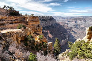 デスクトップの壁紙、、公園、アメリカ合衆国、峡谷、イエローストーン国立公園、Grand Canyon Grand Teton Wyoming、自然