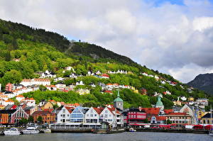 Papel de Parede Desktop Noruega  Cidades
