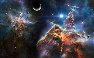 Фото Туманности в космосе Звезды Космос