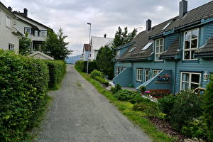 Bureaubladachtergronden Noorwegen Floro Steden