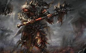 Bakgrundsbilder på skrivbordet Diablo spel