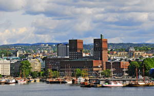 Papel de Parede Desktop Noruega  Cidades