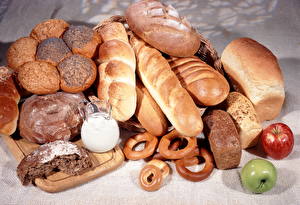 Bureaubladachtergronden Bakkerijproducten Zoete broodjes Voedsel