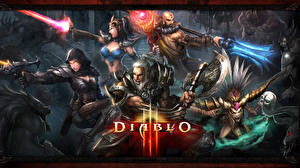 Bureaubladachtergronden Diablo Diablo III computerspel Jonge_vrouwen