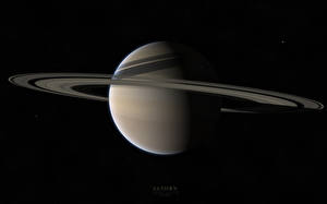 Bureaubladachtergronden Planeet Planetaire ring Saturnus