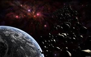 Bakgrunnsbilder Asteroider Verdensrommet