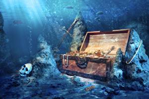 Hintergrundbilder Unterwasserwelt  Fantasy