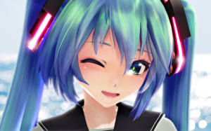Papel de Parede Desktop Vocaloid Hatsune Miku Meninas