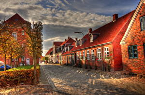 Bureaubladachtergronden Denemarken  Steden