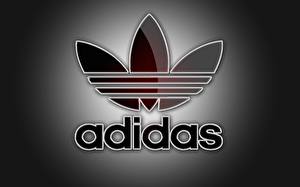 Bakgrundsbilder på skrivbordet Märken Logo Emblem Adidas