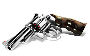 Bakgrundsbilder på skrivbordet Pistol Revolver