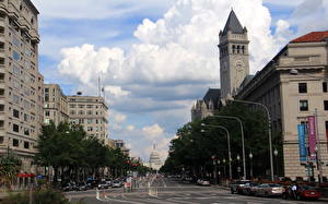Bakgrundsbilder på skrivbordet USA Washington D.C. Städer