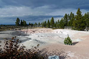 Bakgrunnsbilder Park USA Yellowstone Natur