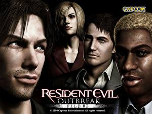 Wallpaper Resident Evil Resident Evil Outbreak Games